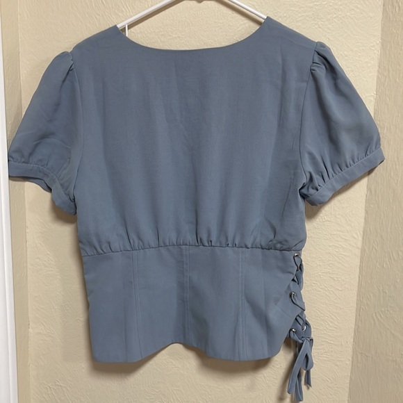 JOA Puff Sleeve Top Large - Picture 7 of 14